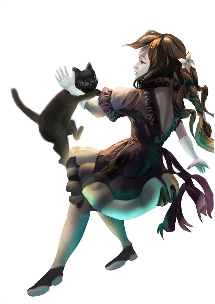 Surprised Witch and Surprised Cat