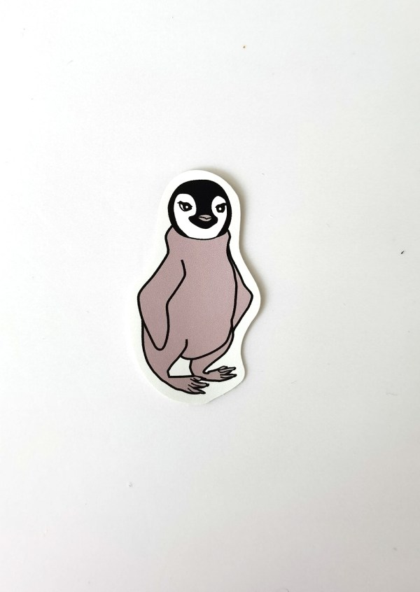 Individual Penguin Waterproof Vinyl Stickers
